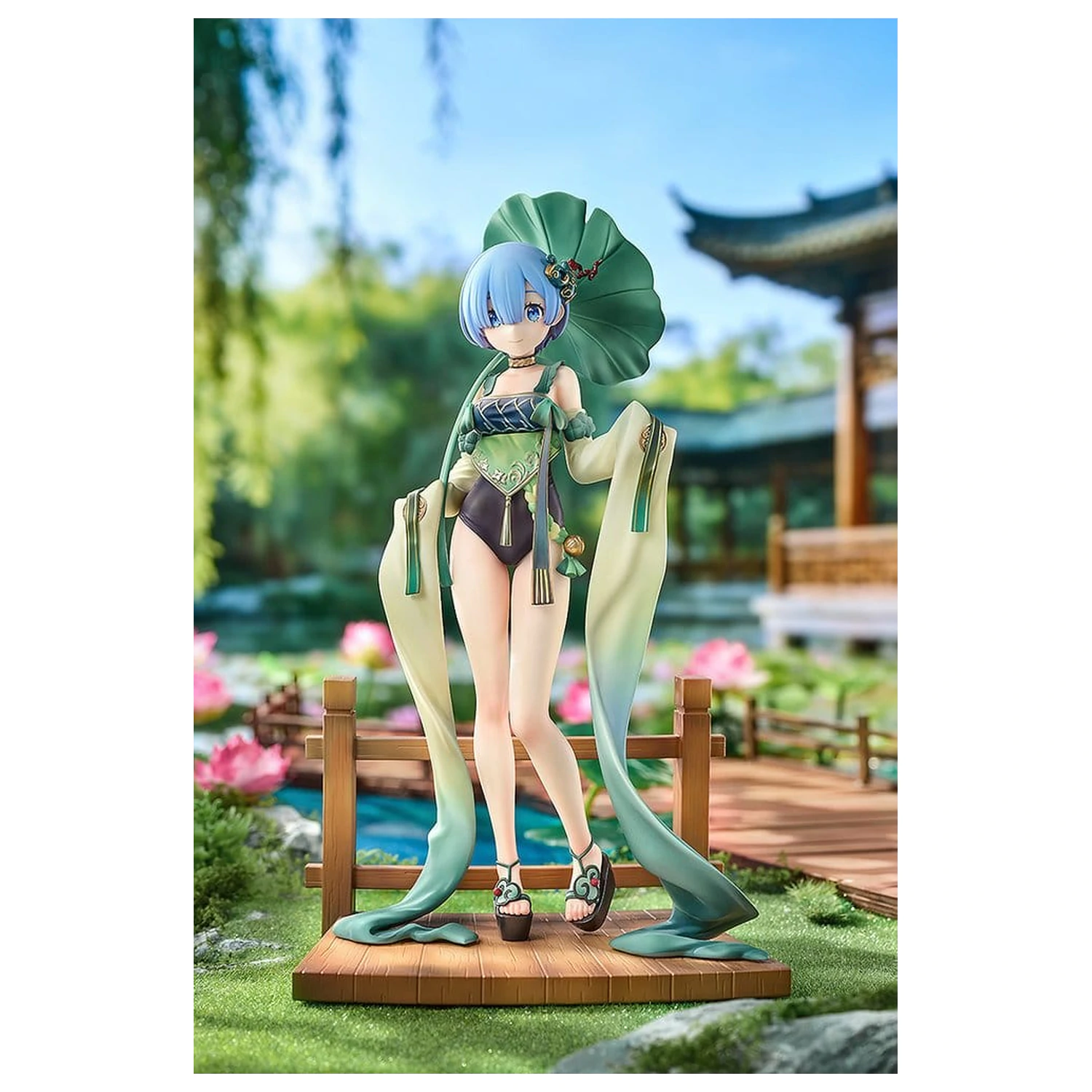 Re:ZERO -Starting Life in Another World- 1/7 Rem: Breather in the Garden Ver. szobor figura 26 cm termékfotó