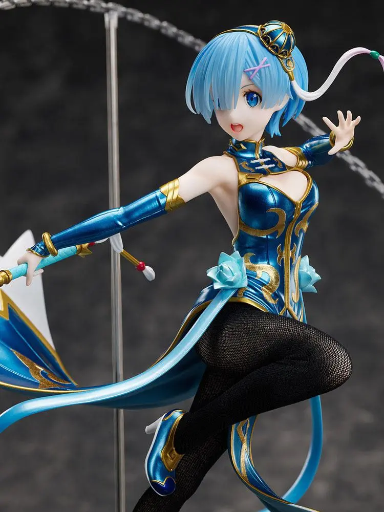 Re:ZERO -Starting Life in Another World- 1/7 Rem China Dress Ver. PVC szobor figura 30 cm termékfotó