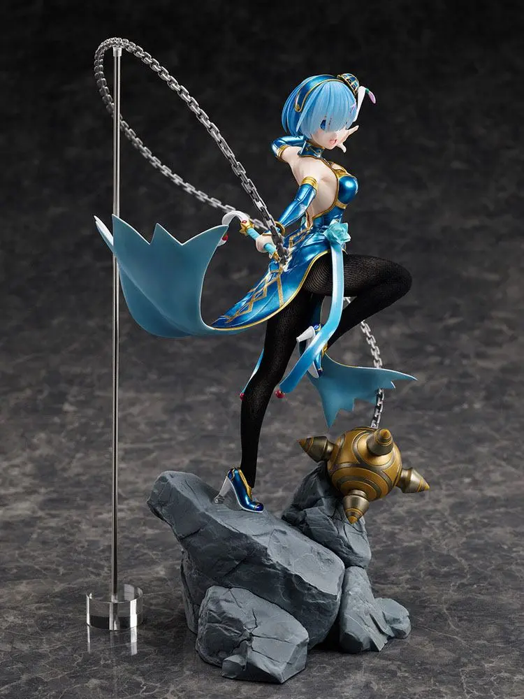 Re:ZERO -Starting Life in Another World- 1/7 Rem China Dress Ver. PVC szobor figura 30 cm termékfotó