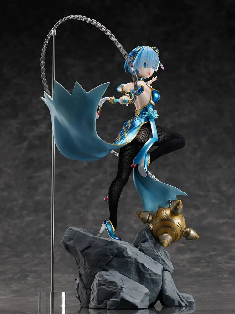 Re:ZERO -Starting Life in Another World- 1/7 Rem China Dress Ver. PVC szobor figura 30 cm termékfotó
