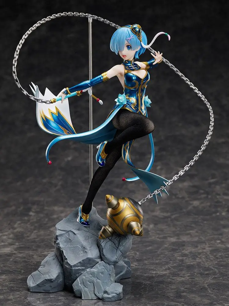 Re:ZERO -Starting Life in Another World- 1/7 Rem China Dress Ver. PVC szobor figura 30 cm termékfotó