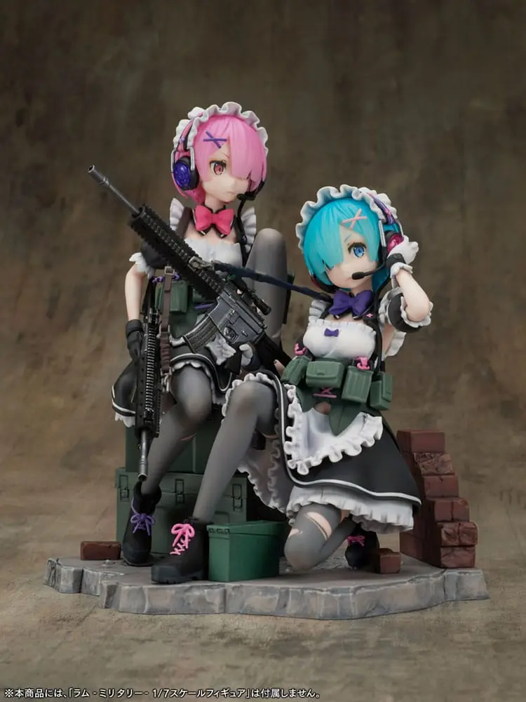 Re:Zero Starting Life in Another World PVC Statue 1/7 Rem Military Ver. 16 cm termékfotó