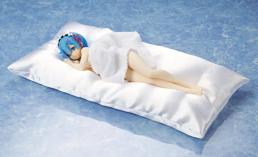 Re:ZERO -Starting Life in Another World- 1/7 Rem Sleep Sharing Blue Lingerie Ver. PVC szobor figura 23 cm termékfotó
