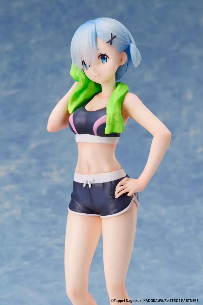 Re:Zero Starting Life in another World 1/7 Rem Sports Wear PVC szobor figura 23 cm termékfotó