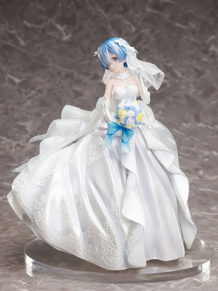 Re:ZERO -Starting Life in Another World- 1/7 Rem Wedding Dress Ver. PVC szobor figura 23 cm termékfotó
