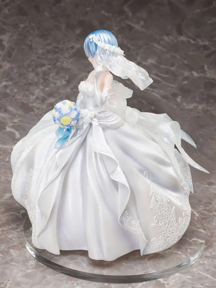 Re:ZERO -Starting Life in Another World- 1/7 Rem Wedding Dress Ver. PVC szobor figura 23 cm termékfotó