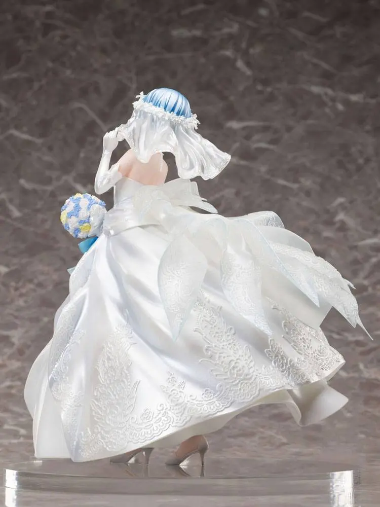 Re:ZERO -Starting Life in Another World- 1/7 Rem Wedding Dress Ver. PVC szobor figura 23 cm termékfotó
