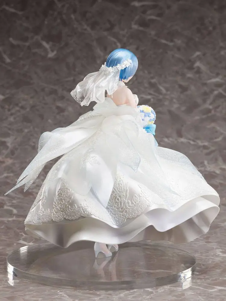 Re:ZERO -Starting Life in Another World- 1/7 Rem Wedding Dress Ver. PVC szobor figura 23 cm termékfotó