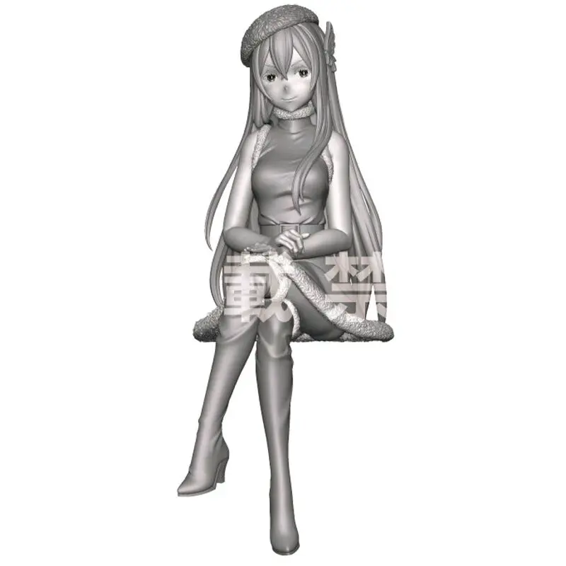 Re:Zero Starting Life in Another World Bunnies Echidna Snow Princess figura 16cm termékfotó