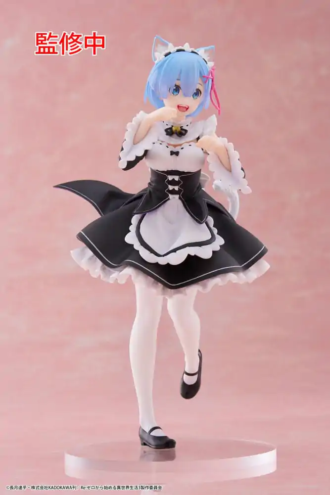 Re:Zero Starting Life in Another World Coreful Rem Cat Maid Ver. PVC szobor figura termékfotó