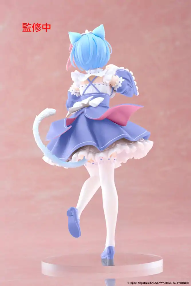 Re:Zero Starting Life in Another World Coreful Rem Cat Maid Ver. Renewal PVC szobor figura 18 cm termékfotó
