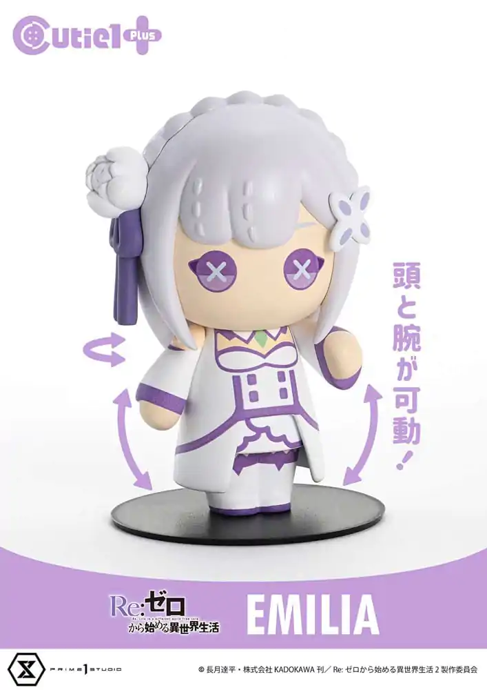 Re:Zero Starting Life in Another World Cutie1 Plus Emilia PVC figura 9 cm termékfotó