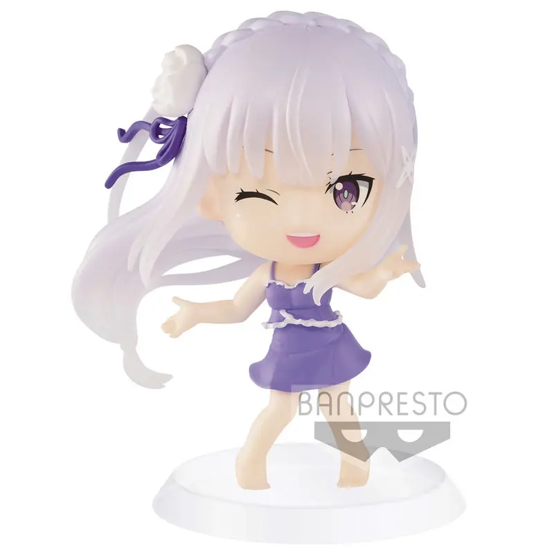 Re:Zero Starting Life in Another World Emilia ChiBi Kyun vol. 2 figura 6cm termékfotó