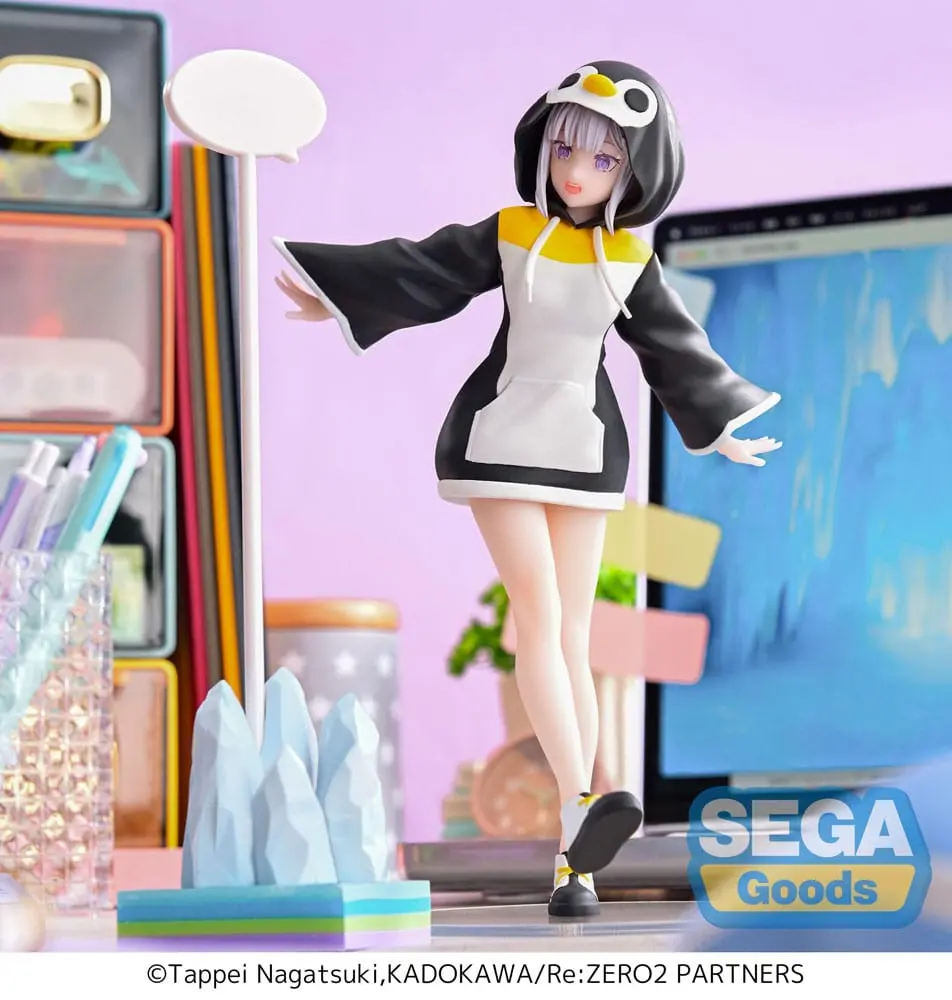 Re:Zero Starting Life in Another World Emilia PVC szobor figura 20 cm termékfotó