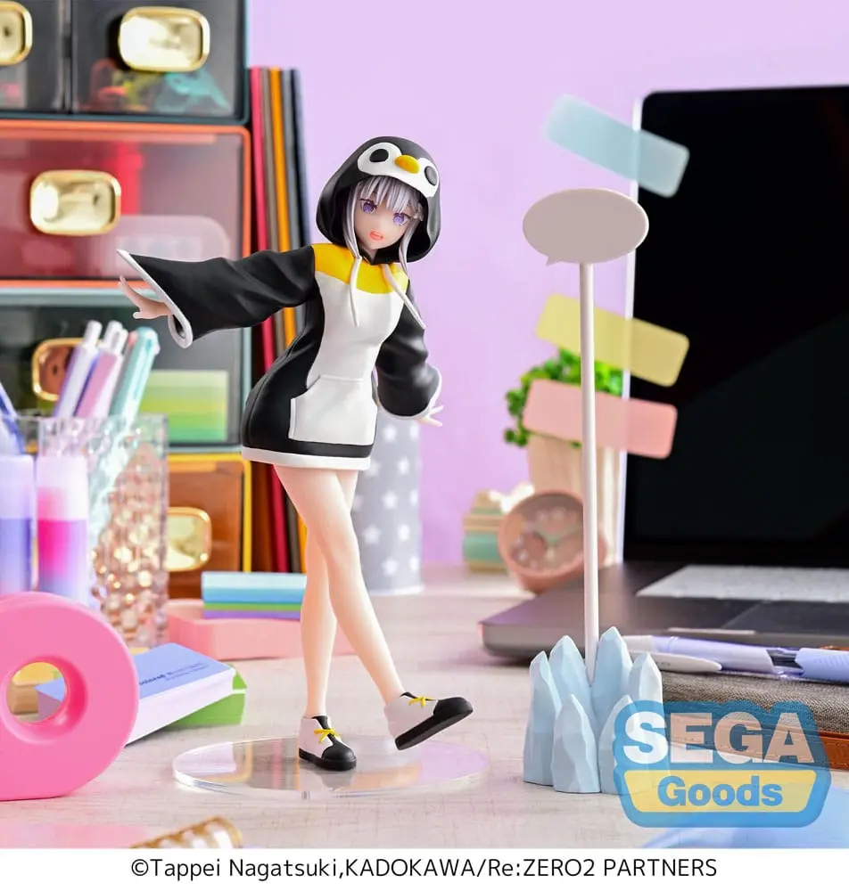 Re:Zero Starting Life in Another World Emilia PVC szobor figura 20 cm termékfotó