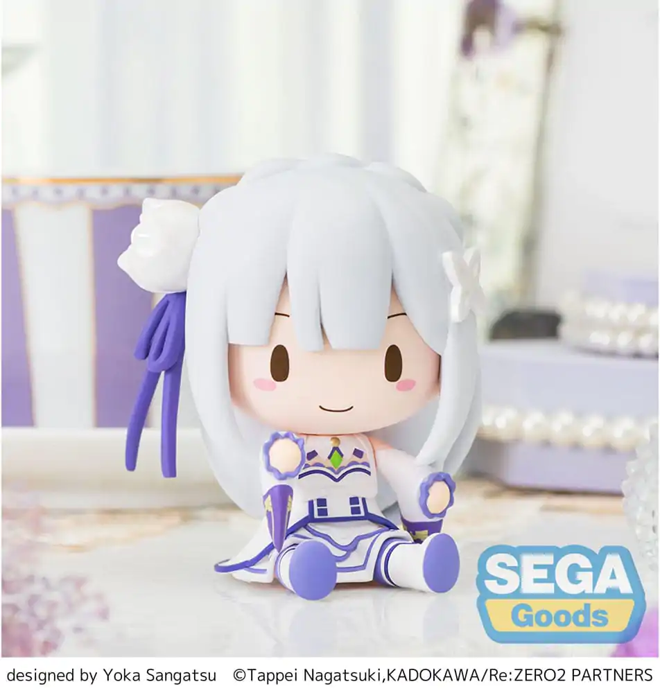 Re:Zero Starting Life in Another World Fuwa Petit Chibi figura Emilia 8 cm termékfotó