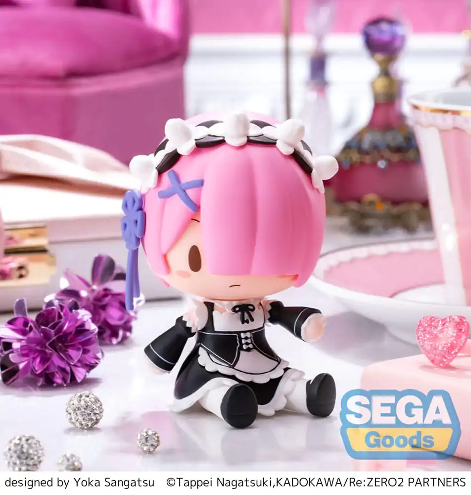 Re:Zero Starting Life in Another World Fuwa Petit Chibi figura Ram 8 cm termékfotó