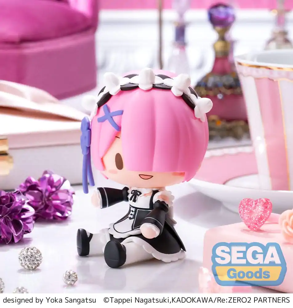Re:Zero Starting Life in Another World Fuwa Petit Chibi figura Ram 8 cm termékfotó