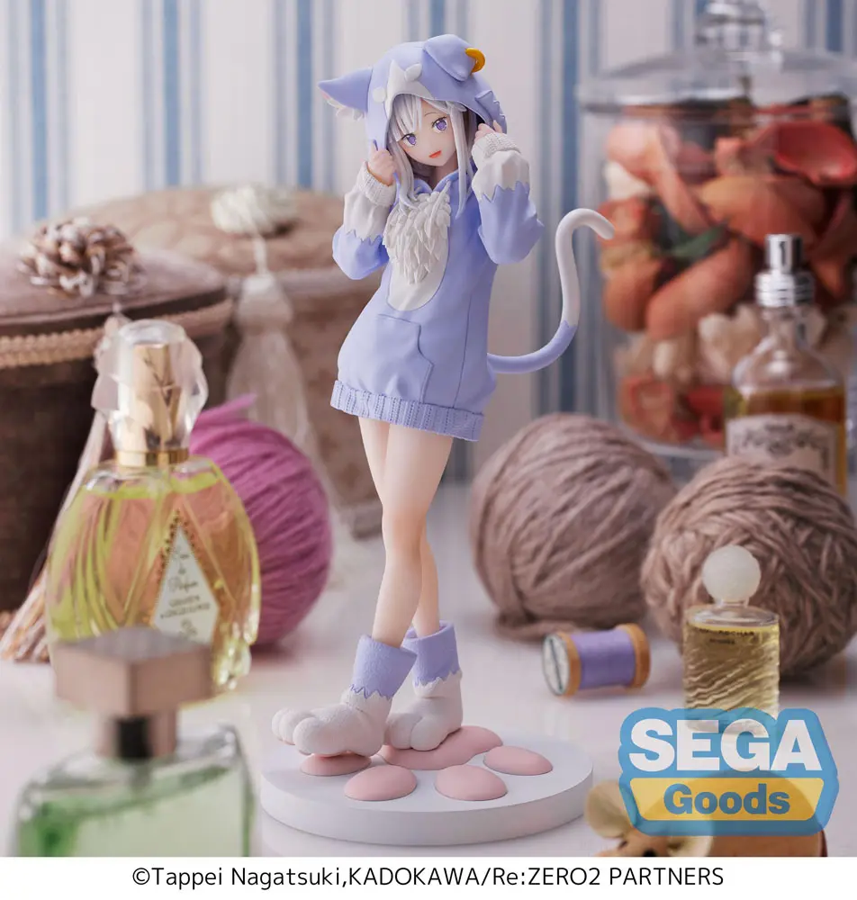 Re:Zero - Starting Life in Another World Luminasta Emilia Mofumofu Pack PVC szobor figura 21 cm termékfotó