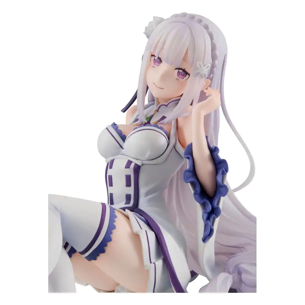 Re:ZERO Starting Life in Another World Melty Princess Emilia Palm Size PVC szobor figura 9 cm termékfotó