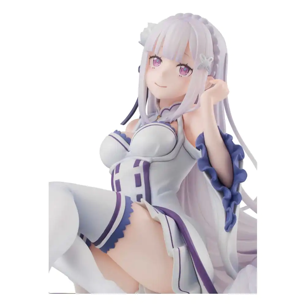 Re:ZERO Starting Life in Another World Melty Princess Emilia Palm Size PVC szobor figura 9 cm termékfotó