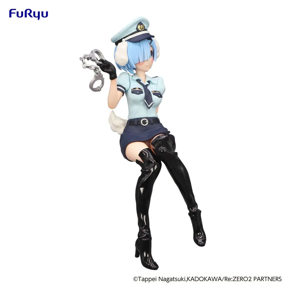 Re:Zero Starting Life in Another World Noodle Stopper  PVC Statue Rem Police Officer Cap with Dog Ears 14 cm termékfotó