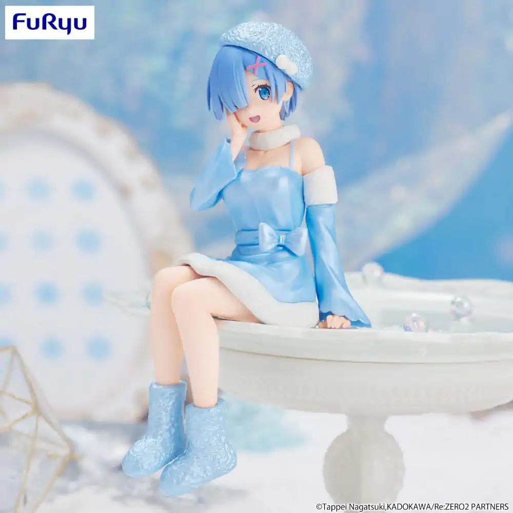 Re:Zero Starting Life in Another World Noodle Stopper PVC Statue Rem Snow Princess Pearl Color Ver. 14 cm termékfotó