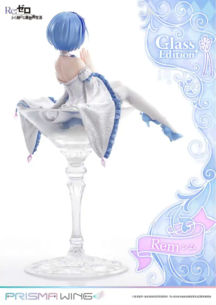 Re:Zero - Starting Life in Another World Prisma Wing 1/7 Rem Glass Edition PVC szobor figura 23 cm termékfotó