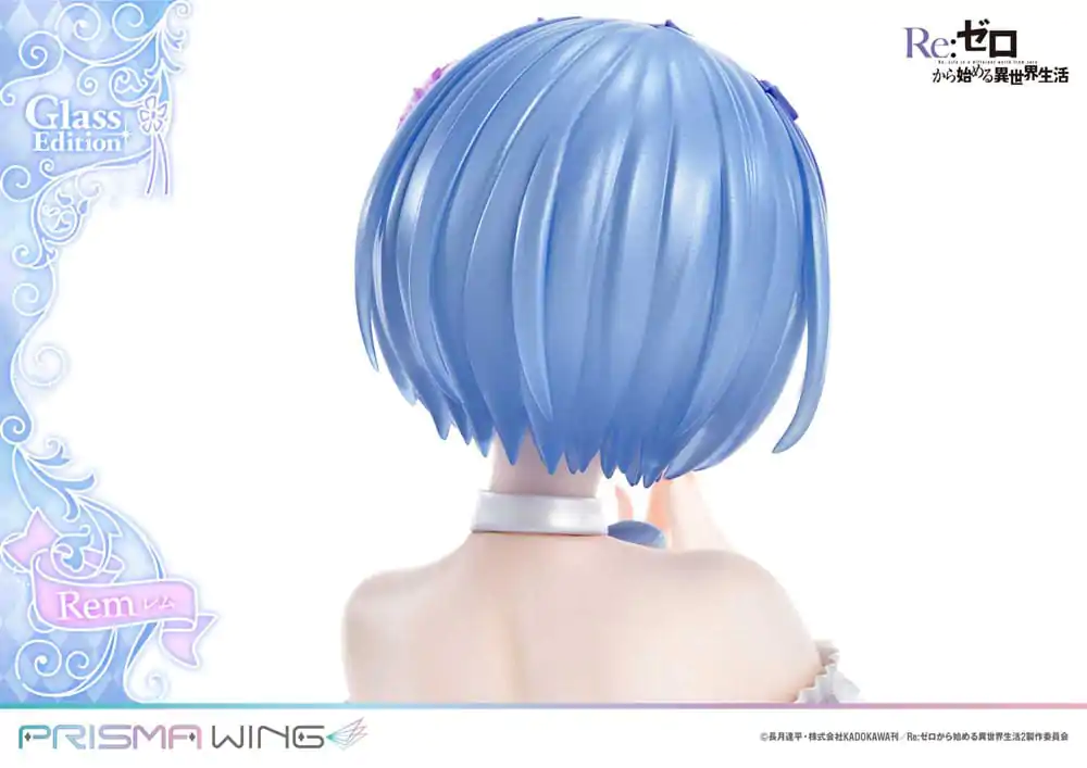 Re:Zero - Starting Life in Another World Prisma Wing 1/7 Rem Glass Edition PVC szobor figura 23 cm termékfotó