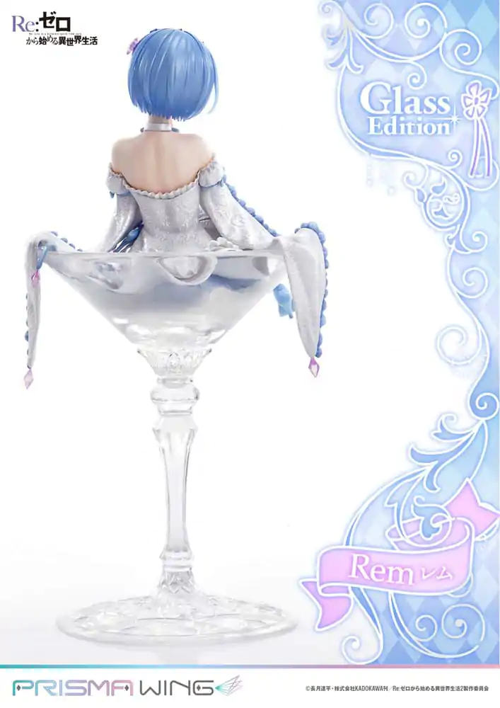 Re:Zero - Starting Life in Another World Prisma Wing 1/7 Rem Glass Edition PVC szobor figura 23 cm termékfotó