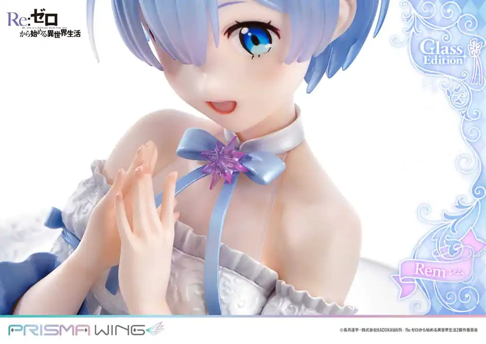 Re:Zero - Starting Life in Another World Prisma Wing 1/7 Rem Glass Edition PVC szobor figura 23 cm termékfotó