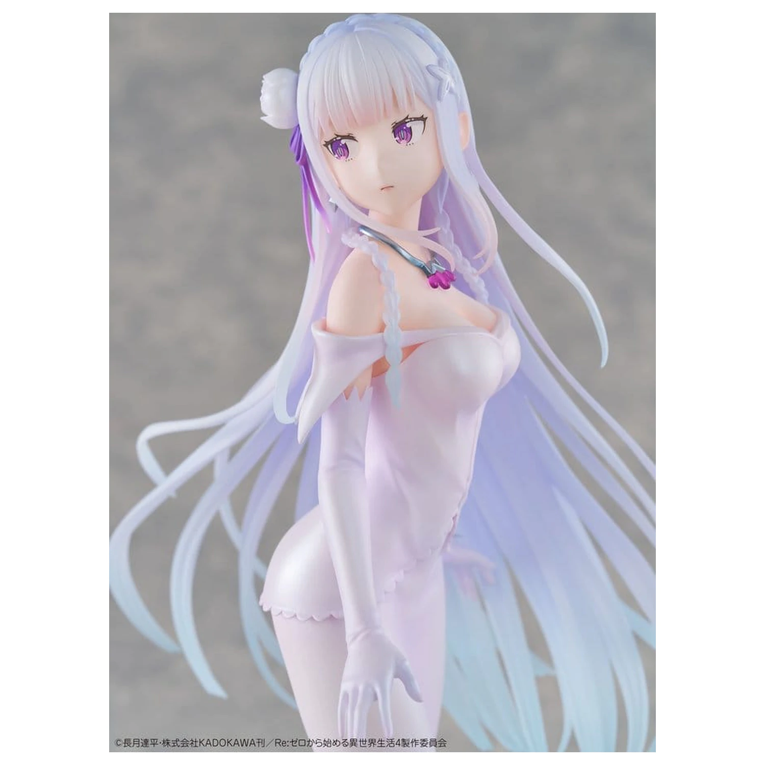 Re:ZERO -Starting Life in Another World- PVC figura 1/7 Emilia Wedding dress Ver. 24 cm termékfotó