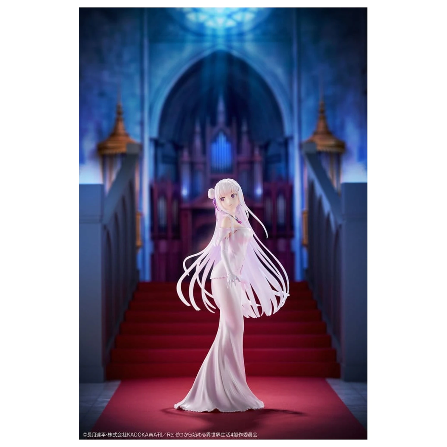 Re:ZERO -Starting Life in Another World- PVC figura 1/7 Emilia Wedding dress Ver. 24 cm termékfotó
