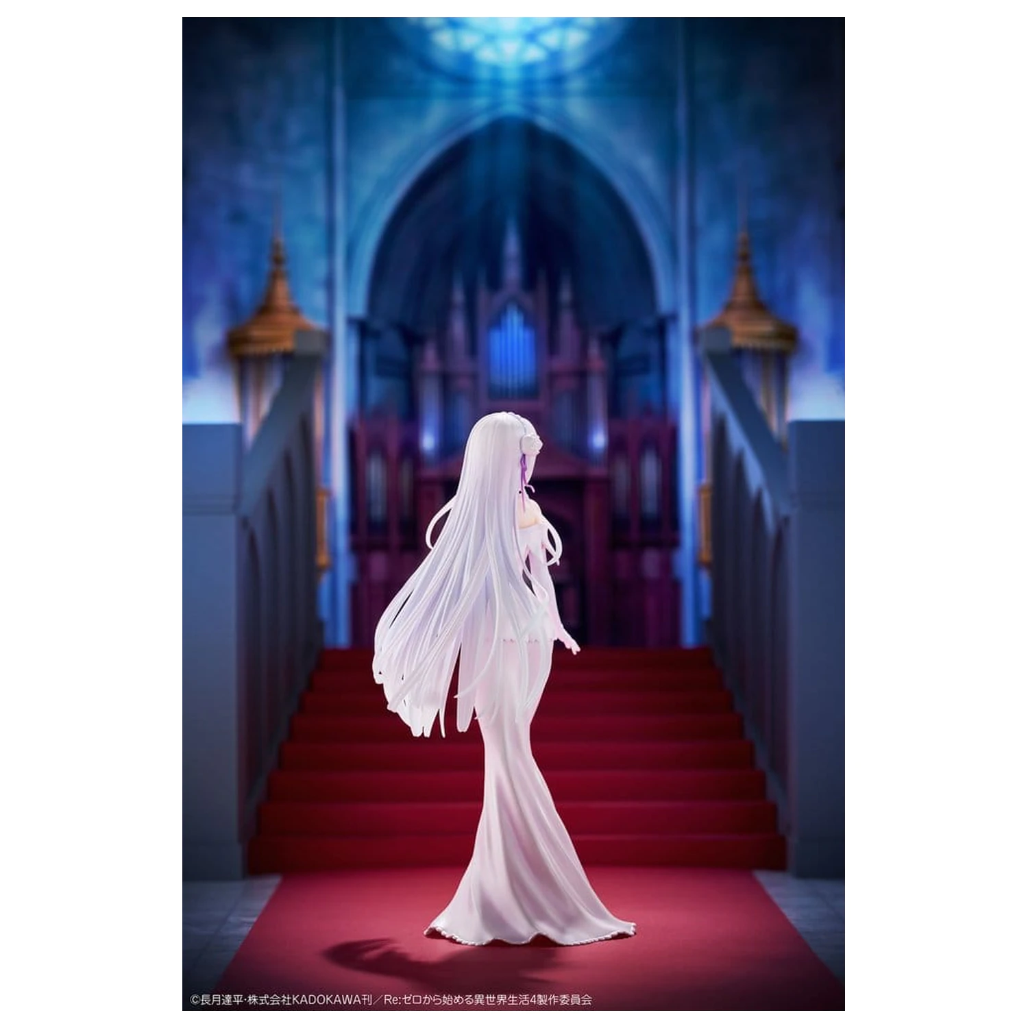 Re:ZERO -Starting Life in Another World- PVC figura 1/7 Emilia Wedding dress Ver. 24 cm termékfotó