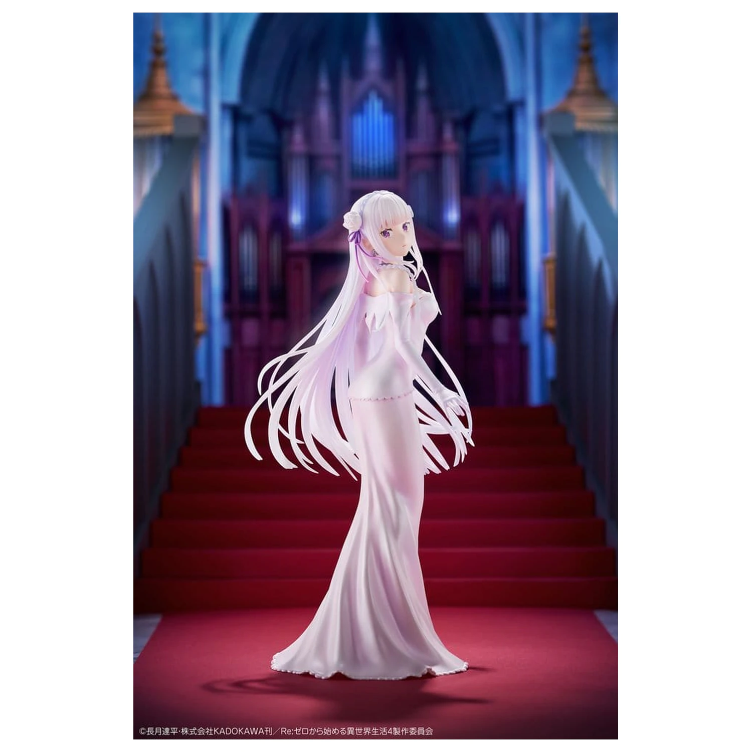 Re:ZERO -Starting Life in Another World- PVC figura 1/7 Emilia Wedding dress Ver. 24 cm termékfotó