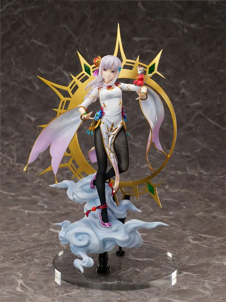 Re:ZERO -Starting Life in Another World- PVC szobor figura 1/7 Emilia China Dress Ver. 38 cm termékfotó