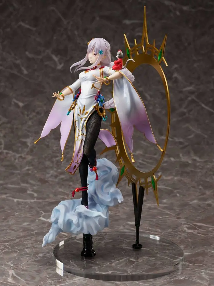 Re:ZERO -Starting Life in Another World- PVC szobor figura 1/7 Emilia China Dress Ver. 38 cm termékfotó