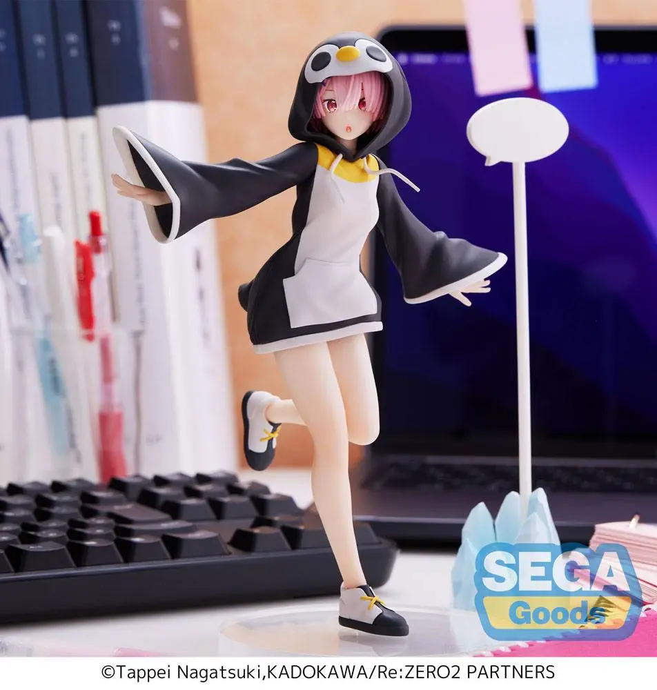 Re:Zero - Starting Life in Another World Ram Kotoriasobi Pink PVC szobor figura 20 cm termékfotó
