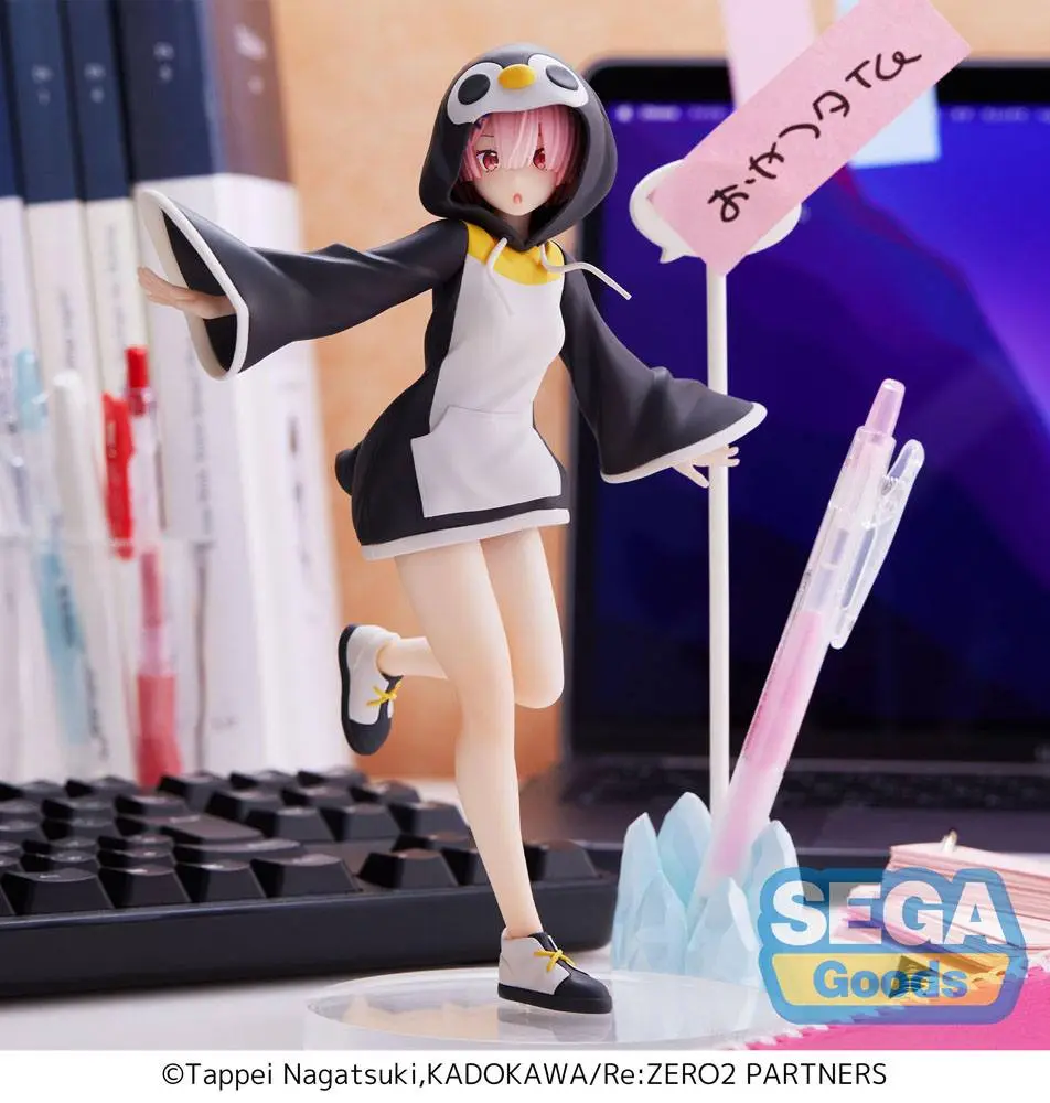Re:Zero - Starting Life in Another World Ram Kotoriasobi Pink PVC szobor figura 20 cm termékfotó