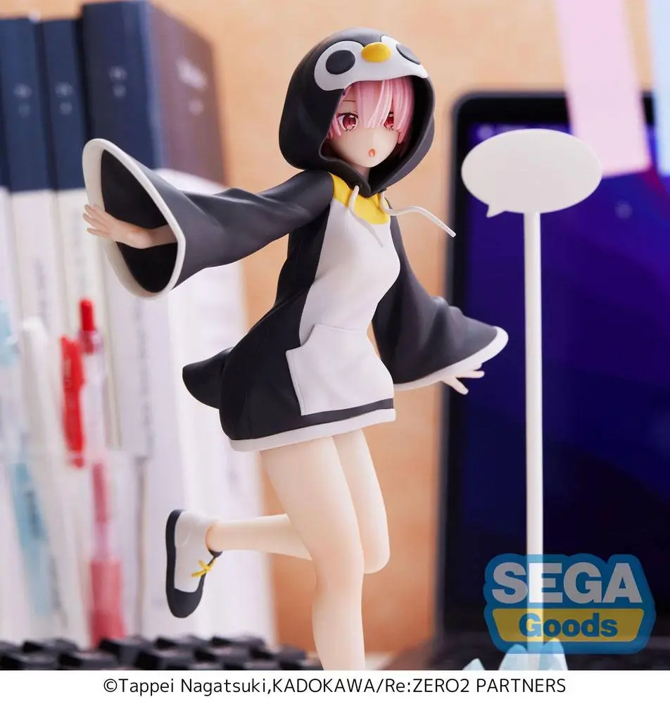 Re:Zero - Starting Life in Another World Ram Kotoriasobi Pink PVC szobor figura 20 cm termékfotó