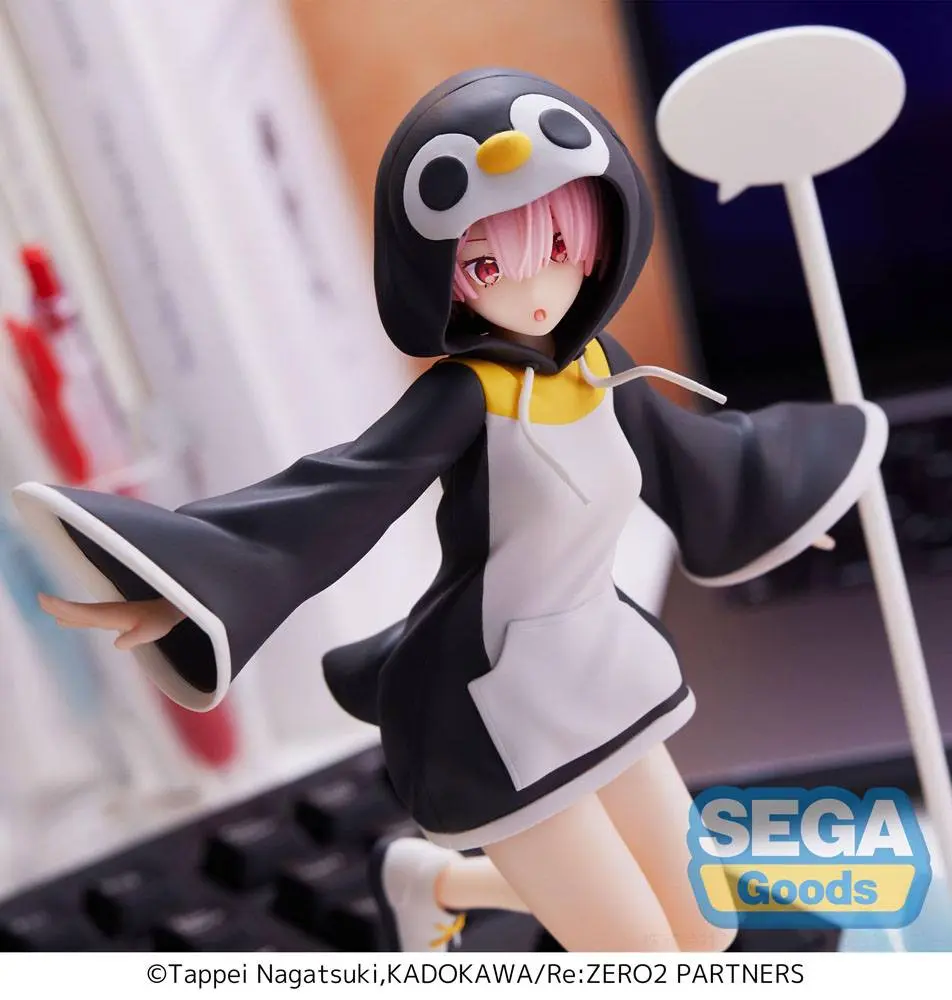 Re:Zero - Starting Life in Another World Ram Kotoriasobi Pink PVC szobor figura 20 cm termékfotó