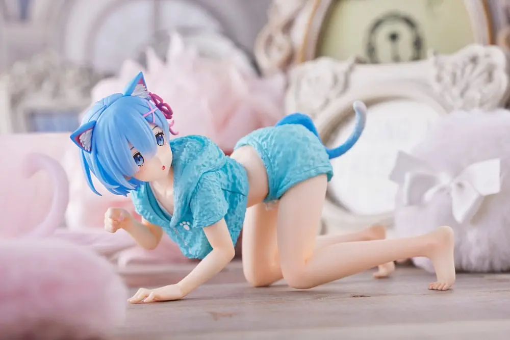 Re:Zero - Starting Life in Another World Rem Cat Roomwear Version PVC szobor figura termékfotó