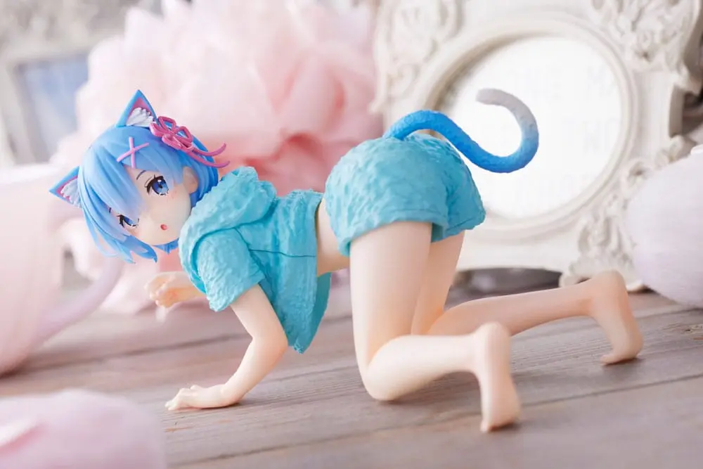 Re:Zero - Starting Life in Another World Rem Cat Roomwear Version PVC szobor figura termékfotó