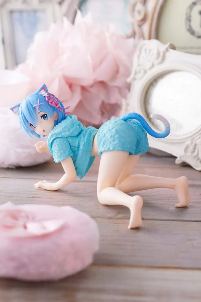 Re:Zero - Starting Life in Another World Rem Cat Roomwear Version PVC szobor figura termékfotó
