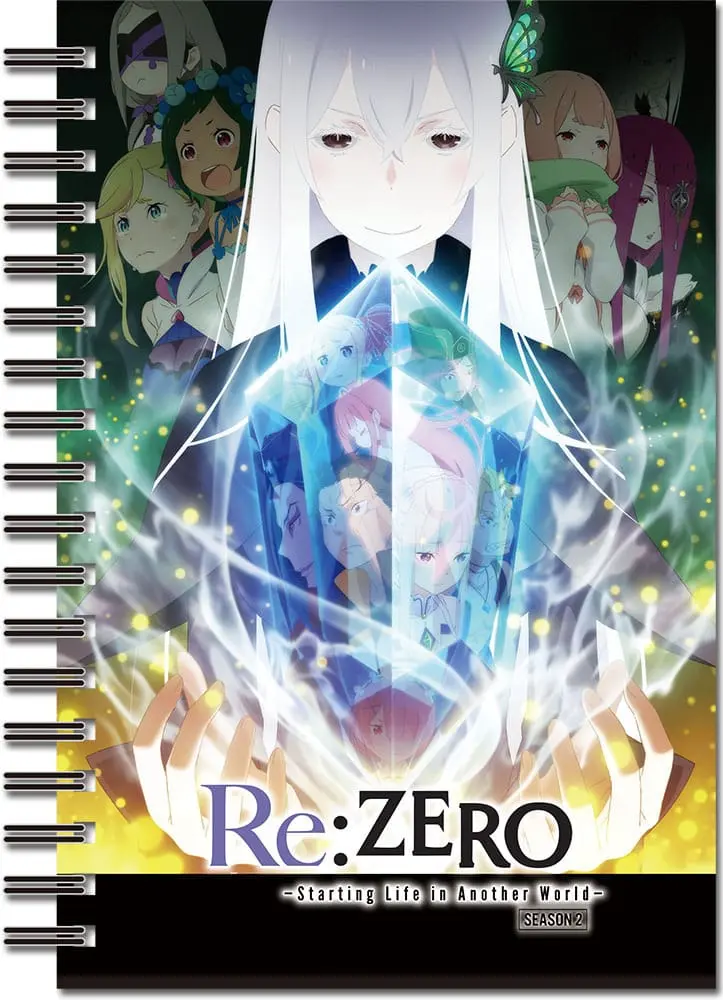 Re:Zero Starting Life in Another World Season 2 Key Art #01 A5 jegyzetfüzet termékfotó