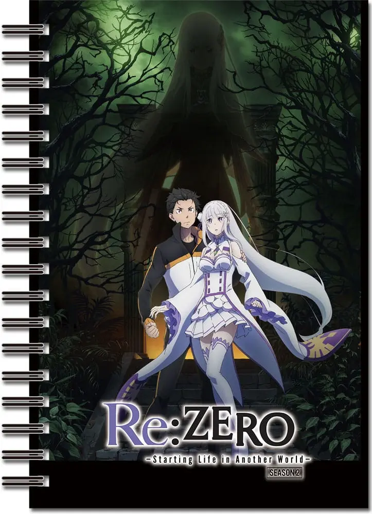 Re:Zero Starting Life in Another World Season 2 Key Art #02 A5 jegyzetfüzet termékfotó