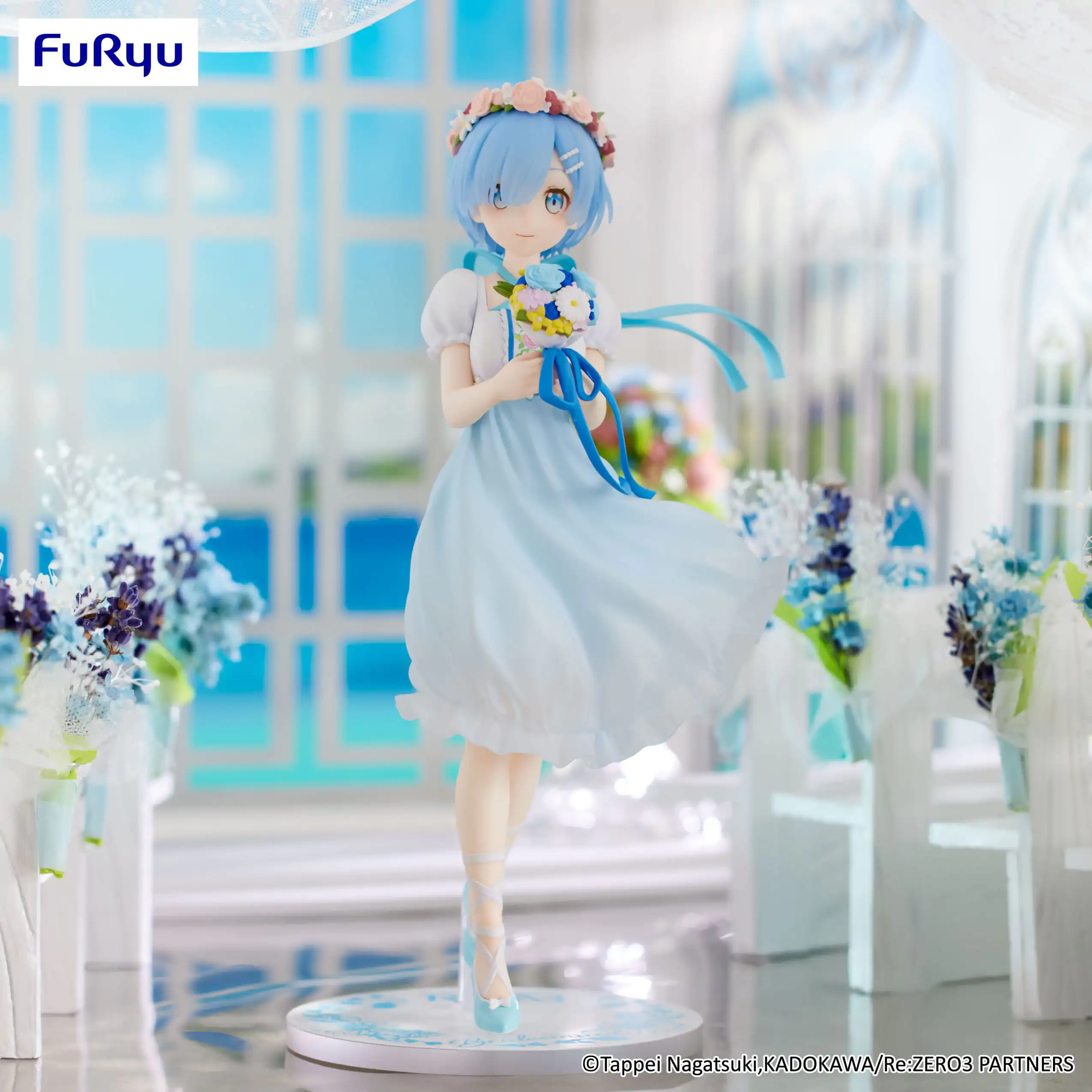 Re:Zero Starting Life in Another World Trio-Try-iT Rem Bridesmaid PVC szobor figura 21 cm termékfotó