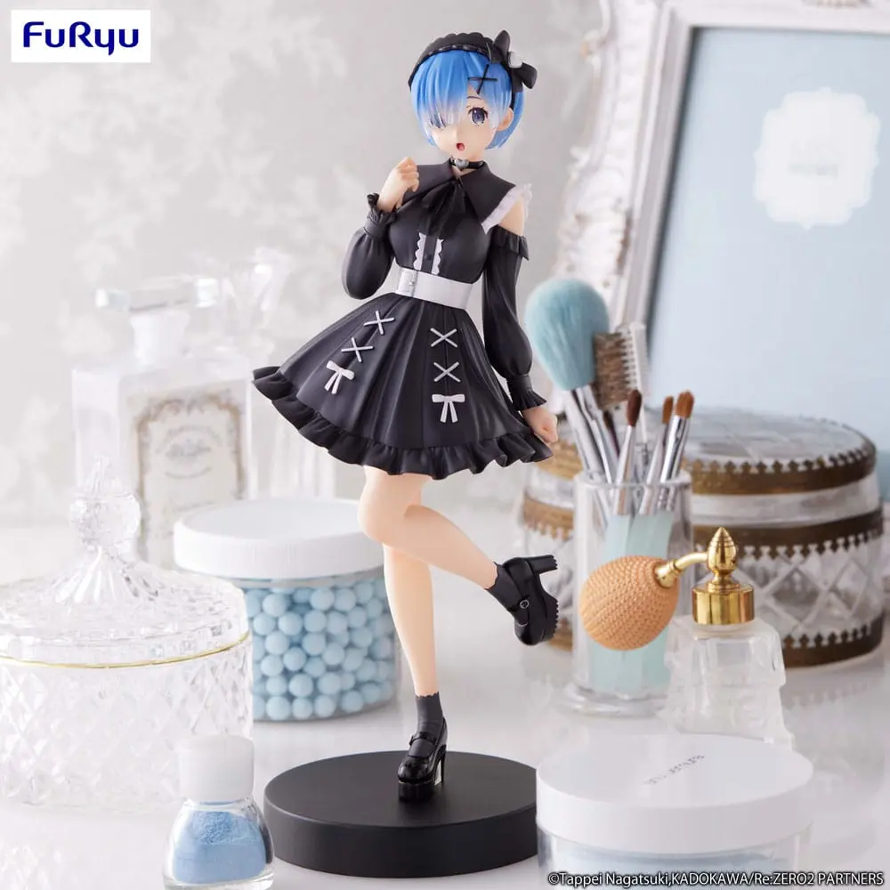 Re:Zero Starting Life in Another World Trio-Try-iT Rem Girly Outfit Black PVC szobor figura 21 cm termékfotó