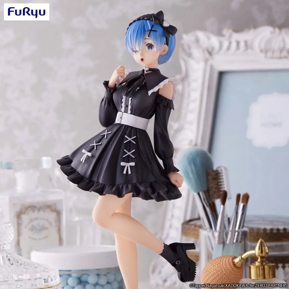 Re:Zero Starting Life in Another World Trio-Try-iT Rem Girly Outfit Black PVC szobor figura 21 cm termékfotó