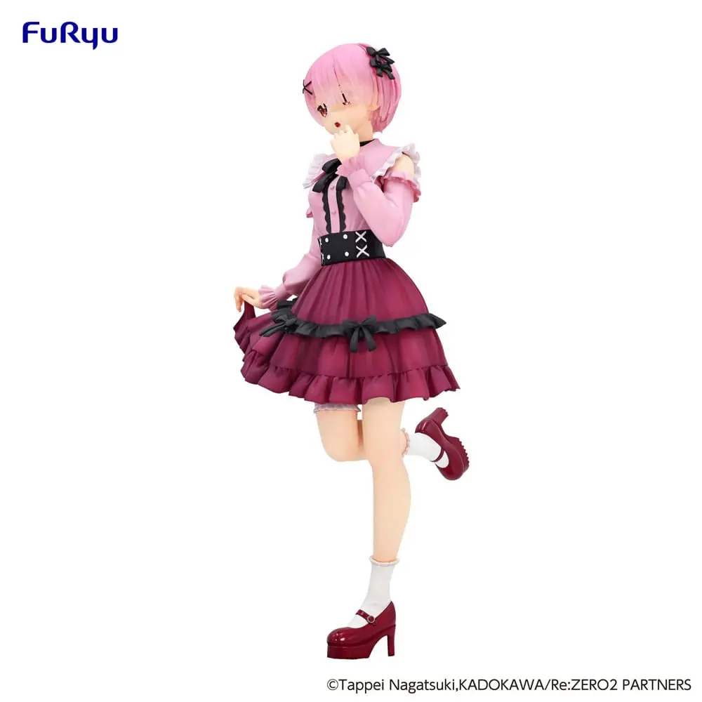 Re:Zero Starting Life in Another World Trio-Try-iT Ram Girly Outfit Pink PVC szobor figura 21 cm termékfotó